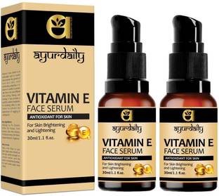Ayurdaily Vitamin E Face Serum Antioxidant for Skin Brightening and Lightening