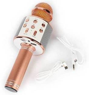 Stybits WS858 Wireless Karaoke Microphone, 4-in-1 Portable Bluetooth Speaker Player,Selfie Function for All Android Smartphone Microphone Microphone