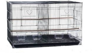Petzlifeworld 2 Feet Partition Black Cage High Quality Powder Coated |Suitable For All Birds | Free Standing | Bird Cage