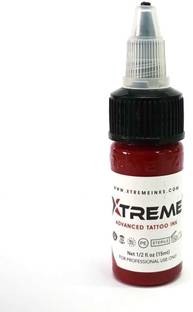 Xtreme SCARLET RED 1/2 OZ Tattoo Ink
