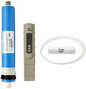 SHAPURE . 80 GPD RO Membrane with TDS Meter Combo, FR & Pipe Combo Digital TDS Meter