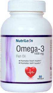 NutriLeon Omega 3 Fish Oil 1000 mg