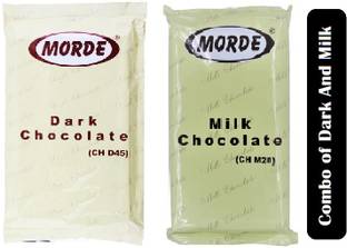Morde Combo Of Dark (D45) and Milk (M28) 500gm Each Bars