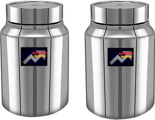 aashita shoppe Steel Cereal Dispenser  - 500 ml
