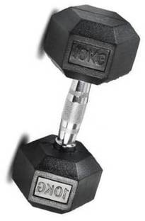 LCARNO Best Quality Dumbbell single (10kg*1) gon Dumbbell for Home Gym Workout Fixed Weight Dumbbell