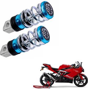 Miwings Blue Foot Rest For TVS Apache 310 Foot Rest