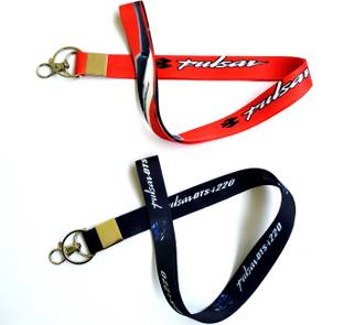 ShopTalk Pulsarian Red and black Fabric ID Tag Lanyard