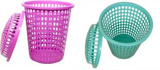 mastBus 50 L Pink, Green Laundry Basket