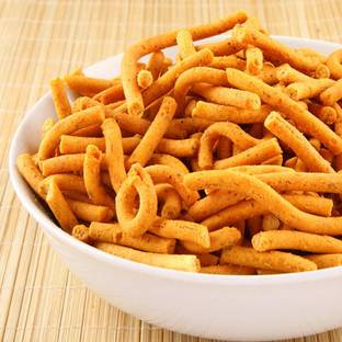 FreshoCartz Special Rajasthani Khokha Sev | Jadi Sev | Ganthiya/Gathiya | Spicy Sticks ( Namkeen/Snacks)