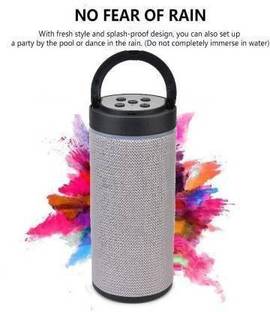 Borneo Ultra 3d sound blast With rich premium Super deep Bass Splashproof/Waterproof NEW ARRIVAL Wireless Bluetooth Speaker with TF CARD/FM/USB DRIVE & AUX SUPPORTED IDEAL FOR CAR/LAPTOP/HOME AUDIO/GAMING SPEAKER/indoor/outdoor mini sub-woofer GRA9 10 W Bluetooth Speaker