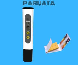 Parijata TDS Meter and litmus paper strips, Digital LCD TDS Meter and Full pH 1-14 Test Indicator ph Paper Digital TDS Meter
