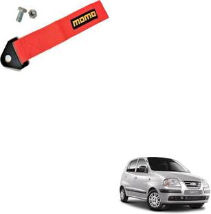 SEMAPHORE Universal Premium RED MOMO TOW BELT & STRAP Front & Rear For Hyundai Santro Xing 0.24 m Towing Cable
