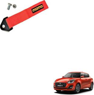 SEMAPHORE Universal Premium RED MOMO TOW BELT & STRAP Front & Rear For Maruti Swift 0.24 m Towing Cable