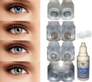 Diamond Eye Hazel Green Grey Blue combo monthly disposable