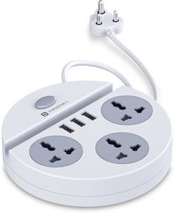 Portronics Power Plate 5 1500W 3USB + 3  Socket Extension Boards