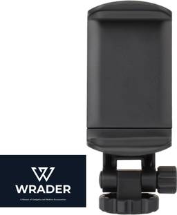 WRADER Universal Cell Phone Tripod Mount Adapter, Phone Holder Clip Connector Head Used for Tripod Monopod Selfie Stick Mini Flexible Tripod and More Tripod Bracket