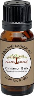 All Naturals Cinnamon Bark Essential Oil (Kerala) 100% for Diffusers, Toilets, Wardrobes, Concentration & Spirituality