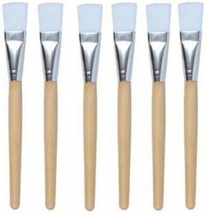 Crazy girl Professional Face Pack and Facial Bleach Brush (Pack of 6)