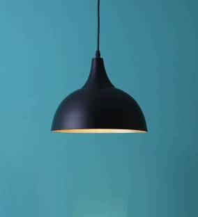 KINIS KIN-10 INCH BLACK HANGING01 Decorative Hanging Lamp/Pendant Lamp/Ceiling Light to décor your Home, Bedroom, Drying Room, Living room, Restaurant and Home Decor Pendants Ceiling Lamp