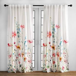 Pvr Fashion 274 cm (9 ft) पॉलिएस्टर लंबा दरवाजा पर्दा (2  का पैक)