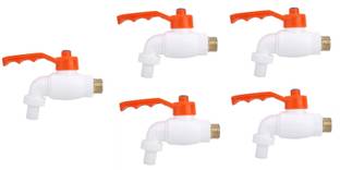 Prestige Premium quality PVC Heavy Garden Tap/Outdoor Tap Premium quality PVC Heavy Garden Tap/Outdoor Pack Of-5 Tap Bib Tap Faucet (Wall Mount Installation Type) Bib Tap Faucet