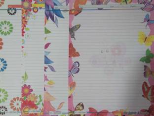 ROYALSHOP A4-100 DESIGNER ONE SIDE RULED ONE SIDE PLANE A4 100 gsm A4 paper