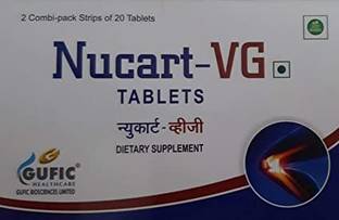 Gufic Nucart - VG, 20 tabs ( Pack of 2)
