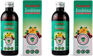 Hamdard Joshina Syup |200 ml| Helps manage Cough, Cold & Sore Throat |Natural|Pack of 2