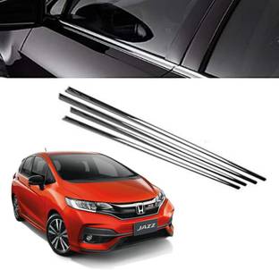 Rimpil Lower Window Garnish Jazz Chrome Honda Jazz Side Garnish
