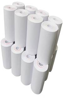 REALON All Types of 4 Inch Thermal Printers/ Pos Machines, Billing Machines, Cash Registers Paper Rolls- 110mmx25meter(Pack of 10 Rolls) Thermal Cash Register Paper