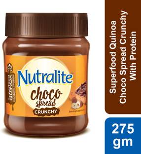 Nutralite Choco Spread Crunchy|With Protein-Rich Quinoa|Premium Chocolate & Real Hazelnuts