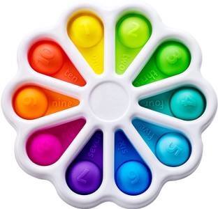 Hiputi pop it Fidget Toy Set | pop its Fidget Toys, Fidget Toys pop it Rainbow, pop it Toy, | poppit Fidget Toy, Rainbow pop it, Push pop Bubble Fidget Toy, pop Toy(Dimple Digits)