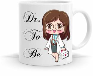 R CREATION Dr.to be Printed female Ceramic Coffee Mug