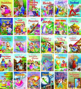 Little Kids Fairy Tales Story Book - Set Of 30 Books