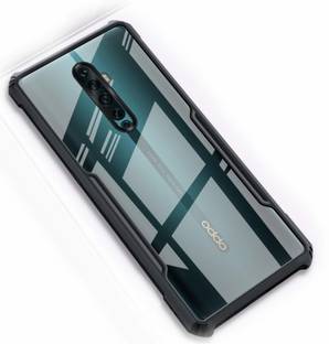 MOBIDEER Back Cover for OPPO Reno 2z, Transparent Hybrid Hard PC Back TPU Bumper