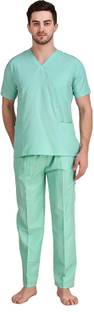 MOWELL Scrub Suit V-Neck Women's Poly viscose Fabric Uniform for Medical Scrubs for Surgeons, Doctors, Nurses Hospitals (Poly Viscose Fabric, Medium Size: 38) Shirt, Pant Hospital Scrub