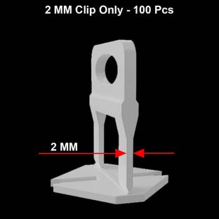 Fairmate Tile Levelling Tool 100 Clips - 2 MM Non-magnetic Line Level
