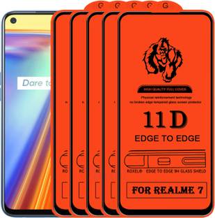 Roxel Edge To Edge Tempered Glass for REALME 7