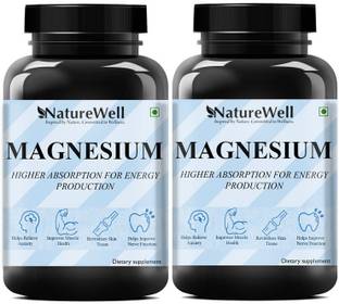 Naturewell Magnesium 340 Mg Supplemen For Recovery Energy Support Advanced