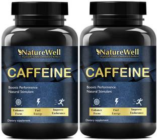 Naturewell Caffeine 200mg, 60 Capsules | Natural Stimulant
