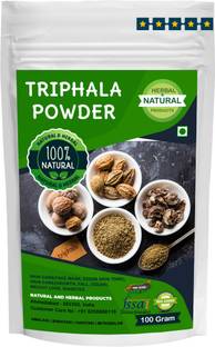 NATURAL AND HERBAL PRODUCTS Triphala Powder For Skin Care, Hair Care, Weight Loss, Diabetes,Immunity Booster