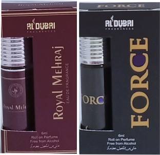 AL DUBAI Royal Mehraj Nd Force Attar 6Ml Pack Of 2 Floral Attar