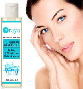 Oraya Premium Glycerine - For Softens & Moisturises, Multi-Purpose(100 ml) (100 ml) (100 ml)