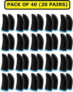 KeepMeSafe for Mobile Gaming (Anti Slip, Sweat Proof) 20 Pairs Finger Sleeve
