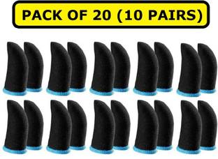 KeepMeSafe 10 Pairs of Finger Sleeves for Mobile Gaming (Sweat Proof) Finger Sleeve