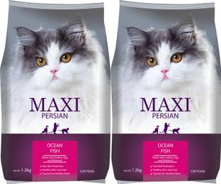 Maxi Buy 1 get 1 (2x1.2kg), Ocean Fish 2.4 Kg Dry Adult Cat Food
