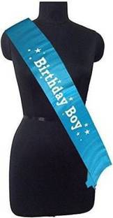 Shopperskart “Birthday Sash” for Birthday/Anniversary Party Decorations