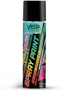 Vista Auto Care Black Spray Paint 400 ml