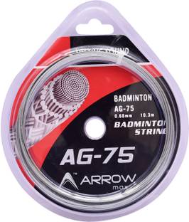 ArrowMax BASIC STARTERS BADMINTON GUT STRINGS FOR GENERAL RACQUETS 0.68 Badminton String - 10.3 m