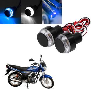 COMICAL HIGH QUALITY WATERPROOF BLINKING WITH WHITE BLUE COLOR HANDLE/INDICATOR LIGHT-104 Indicator Light Motorbike LED for Bajaj (12 V, 15 W)